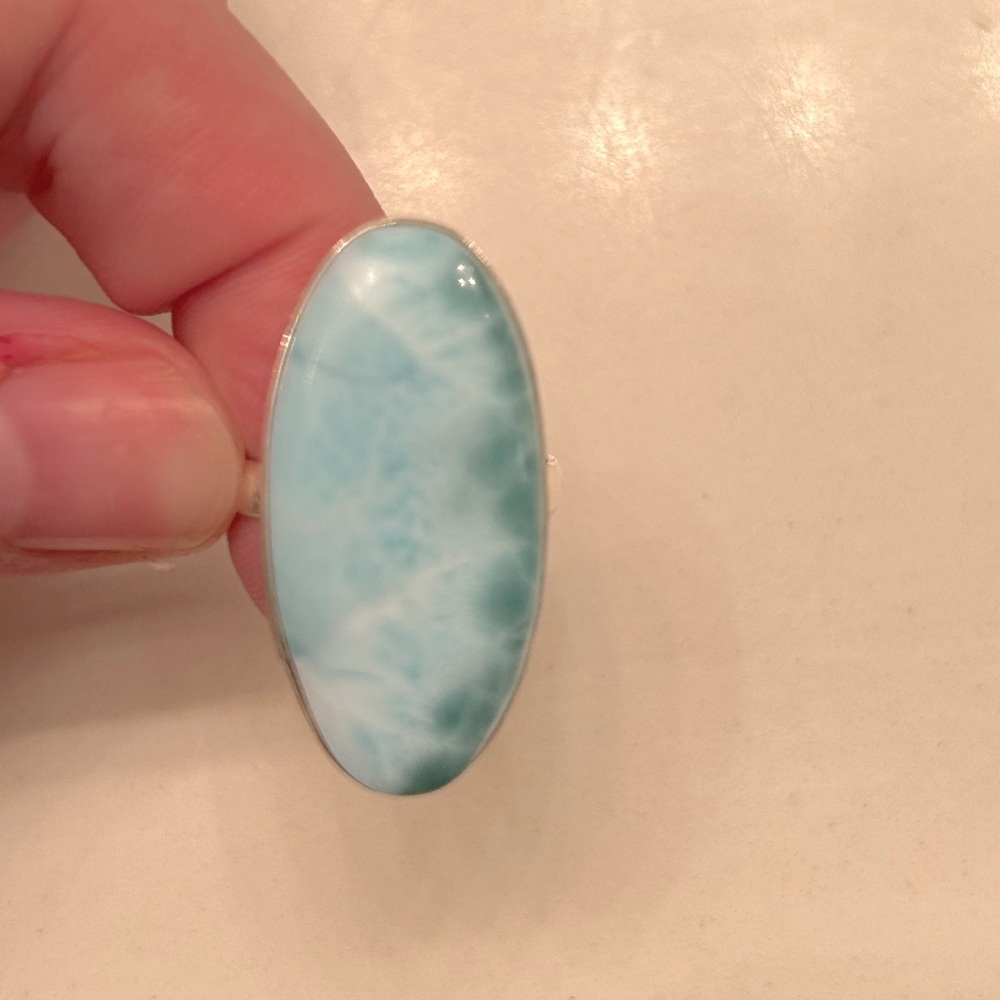 Size 9 larimar ring